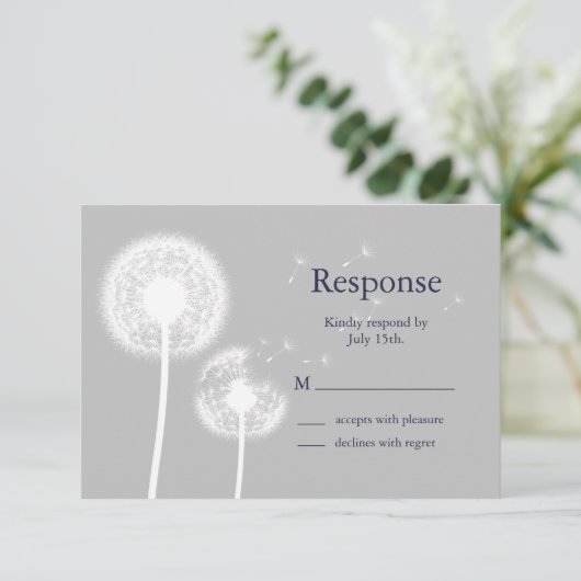 Navy Best Wishes! RSVP (Staand voorkant)