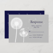 Navy Best Wishes! RSVP (Voorkant / Achterkant)