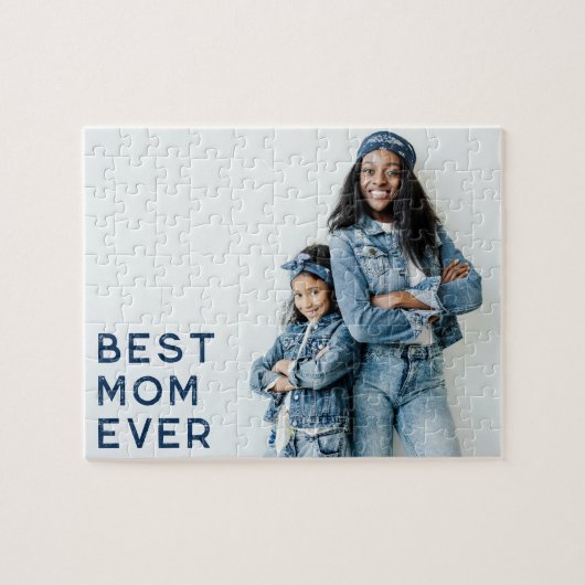 Navy Beste Moeder Ooit Foto Legpuzzel (Horizontaal)