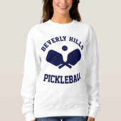 Navy Beverly Hills Pickleball Sweatshirt (Voorkant)