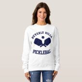 Navy Beverly Hills Pickleball Sweatshirt (Voorkant volledig)