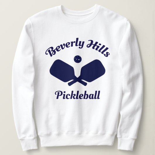 Navy Beverly Hills Pickleball Trui (Design voorkant)