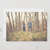 Navy Bicycle Design Photo Save the Date Invites (Achterkant)