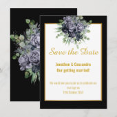 NAVY BLACK GOLD ROOS EUCALYPTUS BEWAREN DE DATUM (Voorkant / Achterkant)