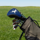 Navy Blau Schutter Dierenriem Golfheadcover (Insitu)