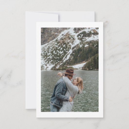 Navy Blauw Bloemen Pompoen Bruiloft Save the Dates Kaart (Achterkant)