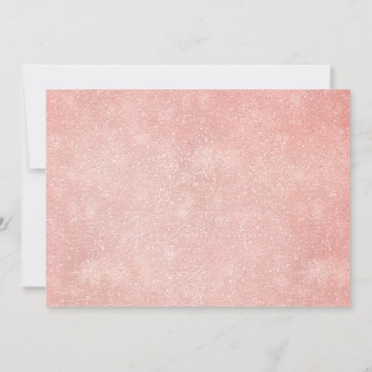 Navy Blauw Blush Roze Rose Bloemen Save The Date (Achterkant)