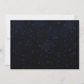 Navy Blauw en Goud Kerstballen Sweet 16 Kaart (Achterkant)