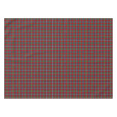Navy Blauw en Rood Plaid Clan Foster Tartan Patroo Tafelkleed (Voorkant (Horizontaal))