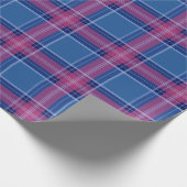 Navy blauw en roze gepleisterd inpakpapier (Hoek)