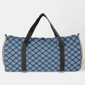 NAVY BLAUW & GELE DIAMANT PATRONEN PLUNJEZAK (Achterkant)