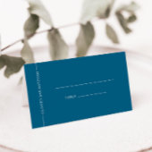 Navy blauw gevouwen bar mitswa plaats kaart plaatskaartje