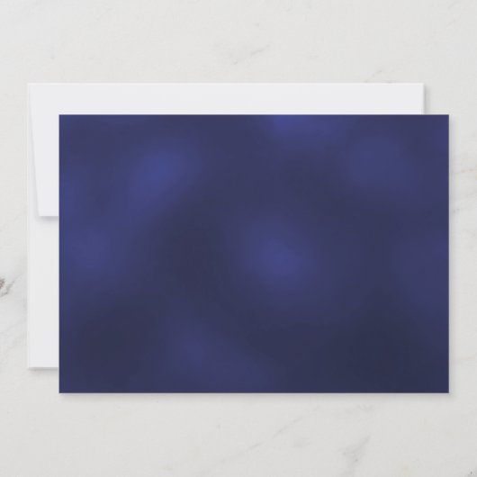 Navy blauw goud confetti verjaardag save the date (Achterkant)