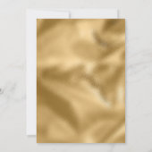 Navy Blauw & Goud Foto Afstudeerfeest Uitnodiging (Achterkant)