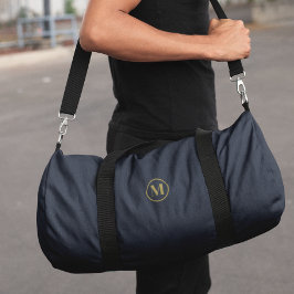 Navy Blauw Goud Monogram L Minimale Schone Sport G Plunjezak