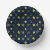 Navy Blauw Goud Oudejaarsfeest Papieren Kommen (Voorkant)