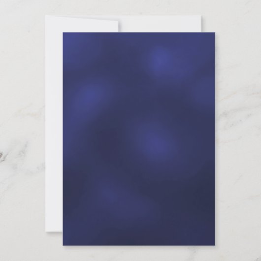 Navy blauw goud script 90ste verjaardag kaart (Achterkant)