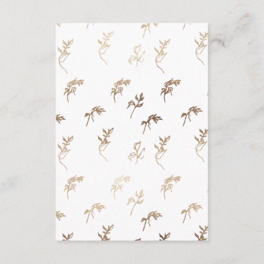 Navy Blauw Goud Wit klassiek crest bruiloft Informatiekaartje (Achterkant)