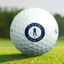 Navy Blauw Het Is Tijd om te Par-Tee Grappige Golf