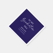 Navy blauw In mijn afstuderen tijdperk grappig Afs Servet (Hoek)