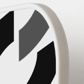 Navy blauw naadloos patroon | Modern monogram Pickleball Paddle (Links Detail)