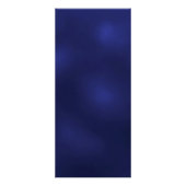 Navy blauw wit sterren verjaardagsmenu reclamekaart (Achterkant)