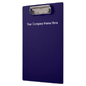 Navy Blauw Witte Logo Pro klembord (Links)