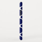 Navy Blauw Witte Marokkaanse #5 Hemelblauw Naam Mo Case-Mate iPhone Case (Achterkant/rechts)