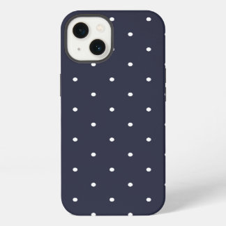 Navy Blauwe 50's Stijl Stip iPad 2/3/4 Hoes iPhone 13 Hoesje