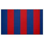 Navy Blauwe en Rode Strepen Stof (Fat Quarter)