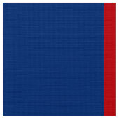 Navy Blauwe en Rode Strepen Stof (Close Up)