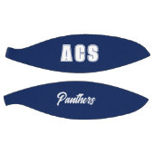Navy Blauwe en Witte Schoolkleuren Team Basketbal (Panelen)