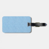 Navy + Blauwe Nep Glitter Bachelorette Bagagelabel (Achterkant horizontaal)