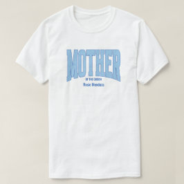 Navy + Blauwe Nep Glitter MOEDER VAN DE BRUIDEGOM T-shirt