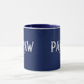 Navy Blauwe Papaw Oprichtingsjaar Mok (Midden)