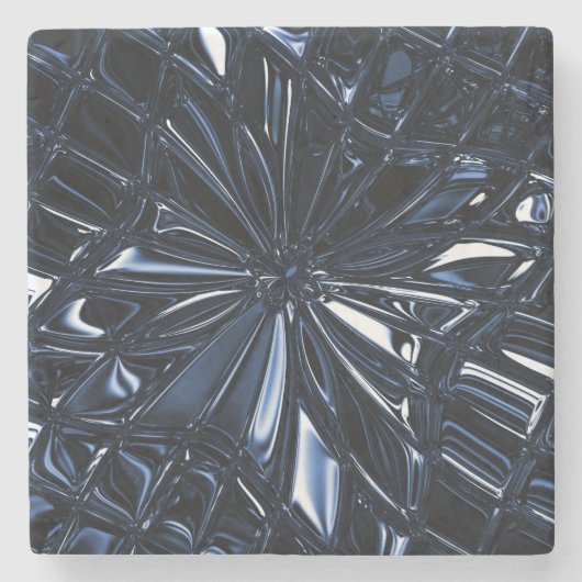 Navy Blauwe Stenen Onderzetter (Voorkant)