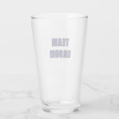 Navy Blauwe Team Bruidegom Bachelor Party Glas (Achterkant)