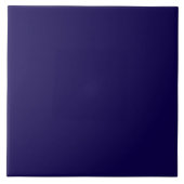 Navy blauwe vaste kleur tegeltje (Voorkant)