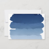 Navy blauwe waterverf... zal je mijn Bridesmaid zi Kaart (Achterkant)