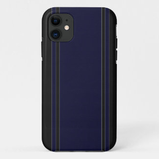 Navy Blauwe & Zwarte iPhone 5 Hoes