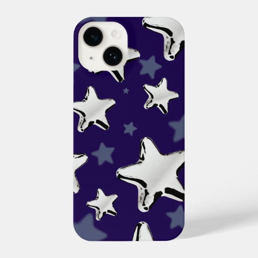 navy bleu phone case iPhone hoesje (Achterkant)