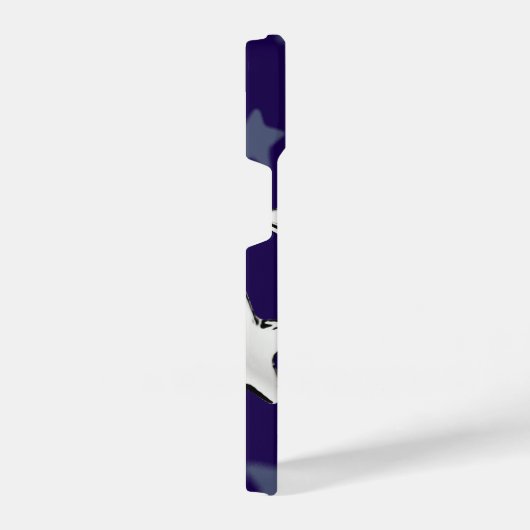 navy bleu phone case iPhone hoesje (Rechterkant)