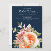 Navy Bloemen Begrafenis Memorial Aankondiging 0111 (Voorkant)