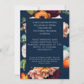 Navy Bloemen Begrafenis Memorial Aankondiging 0111 (Achterkant)