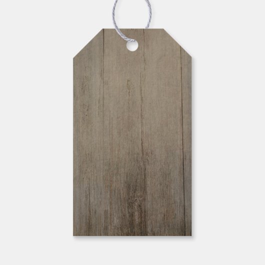 Navy Bloemen Rustiek Cadeaulabel (Achterkant)