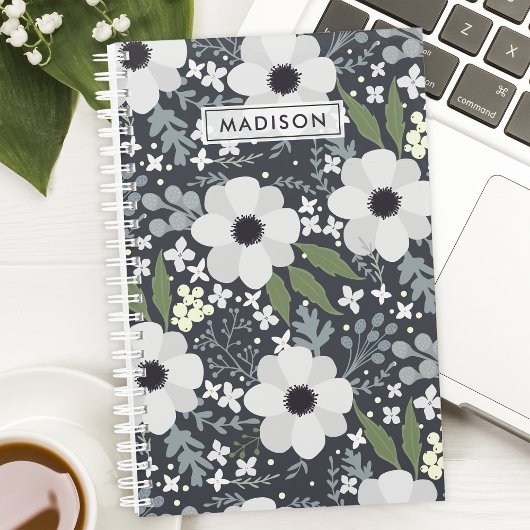 Navy Blooms Bloemstuk Persoonlijk Planner