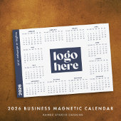Navy Blue 2026 Zakelijk Uw Logo Branded Kalender
