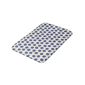 Navy Blue Abstract Flying Bomb Fruit Pattern Badmat (Gekanteld)