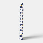 Navy Blue Abstract Flying Bomb Fruit Pattern Case-Mate iPhone Case (Achterkant / Rechts)