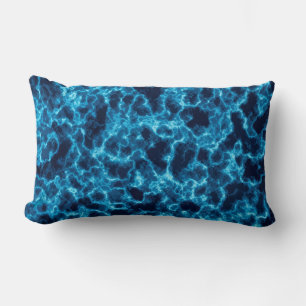 Navy Blue Abstract Pattern Kussen